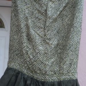 Camo chic skirt with ruffles